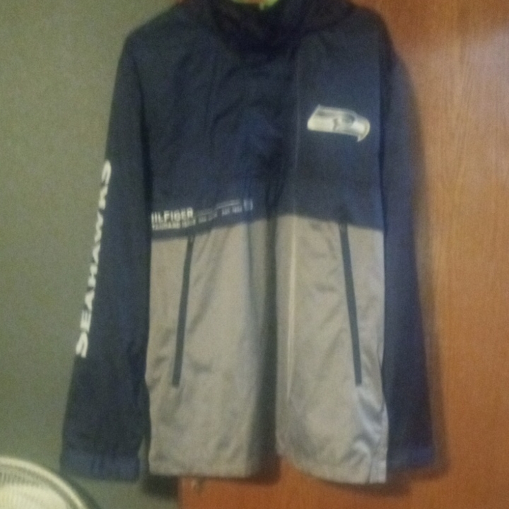 Tommy Hilfiger Navy and Gray Ski Jacket